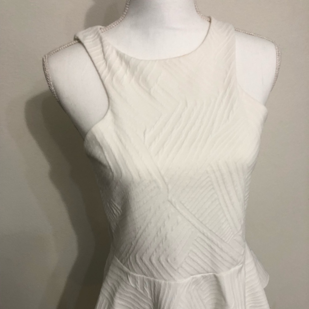 Charlotte Russe white peplum top